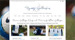 Desktop Screenshot of dynastygoalkeeping.com
